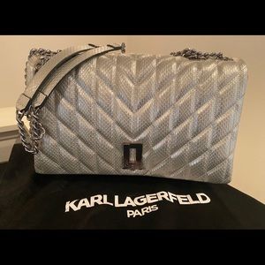 Karl Lagerfeld 3 Way Crossbody/ Shoulder Bag